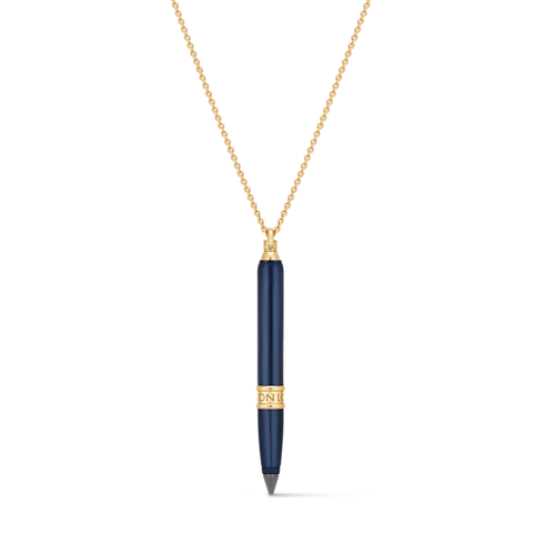 Les Gastons Vuitton Designer Pendant, Yellow Gold and Blue Titanium in Les Extraordinaires's Jewellery Necklaces and Pendants collections by Louis Vuitton (Product zoom)
