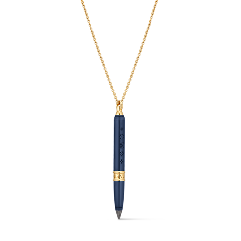 Les Gastons Vuitton Designer Pendant, Yellow Gold and Blue Titanium in Les Extraordinaires's Jewellery Necklaces and Pendants collections by Louis Vuitton (Product zoom)