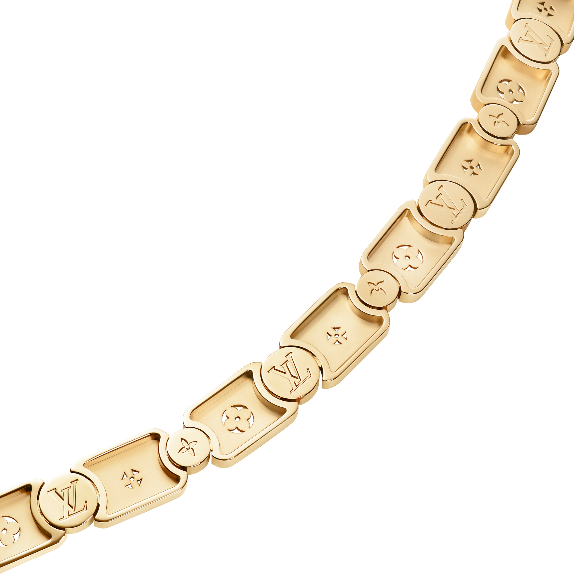 Les Gastons Vuitton Gourmette Necklace, Yellow Gold  in Les Extraordinaires