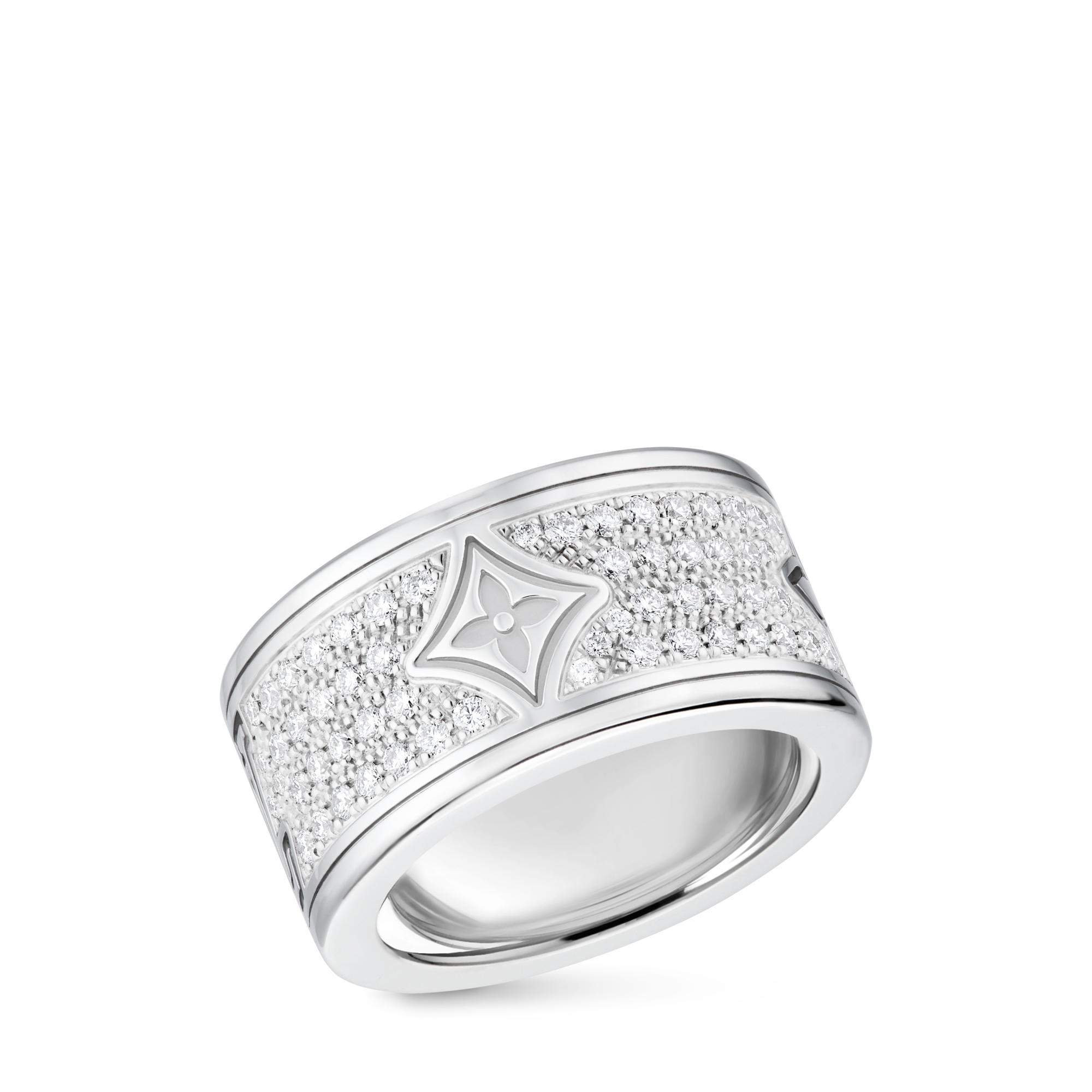 Les Gastons Vuitton Large Ring, White Gold and Diamonds  in Jewellery