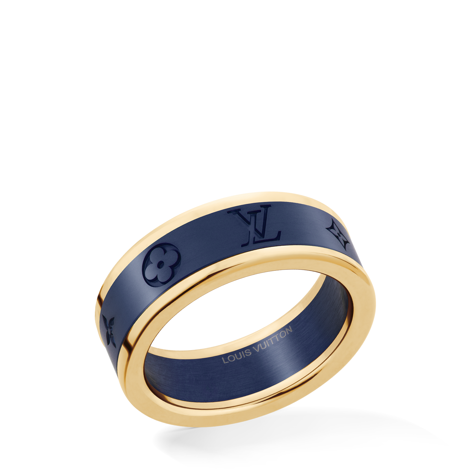 Les Gastons Vuitton Small Ring, Yellow Gold and Titanium  in Jewellery