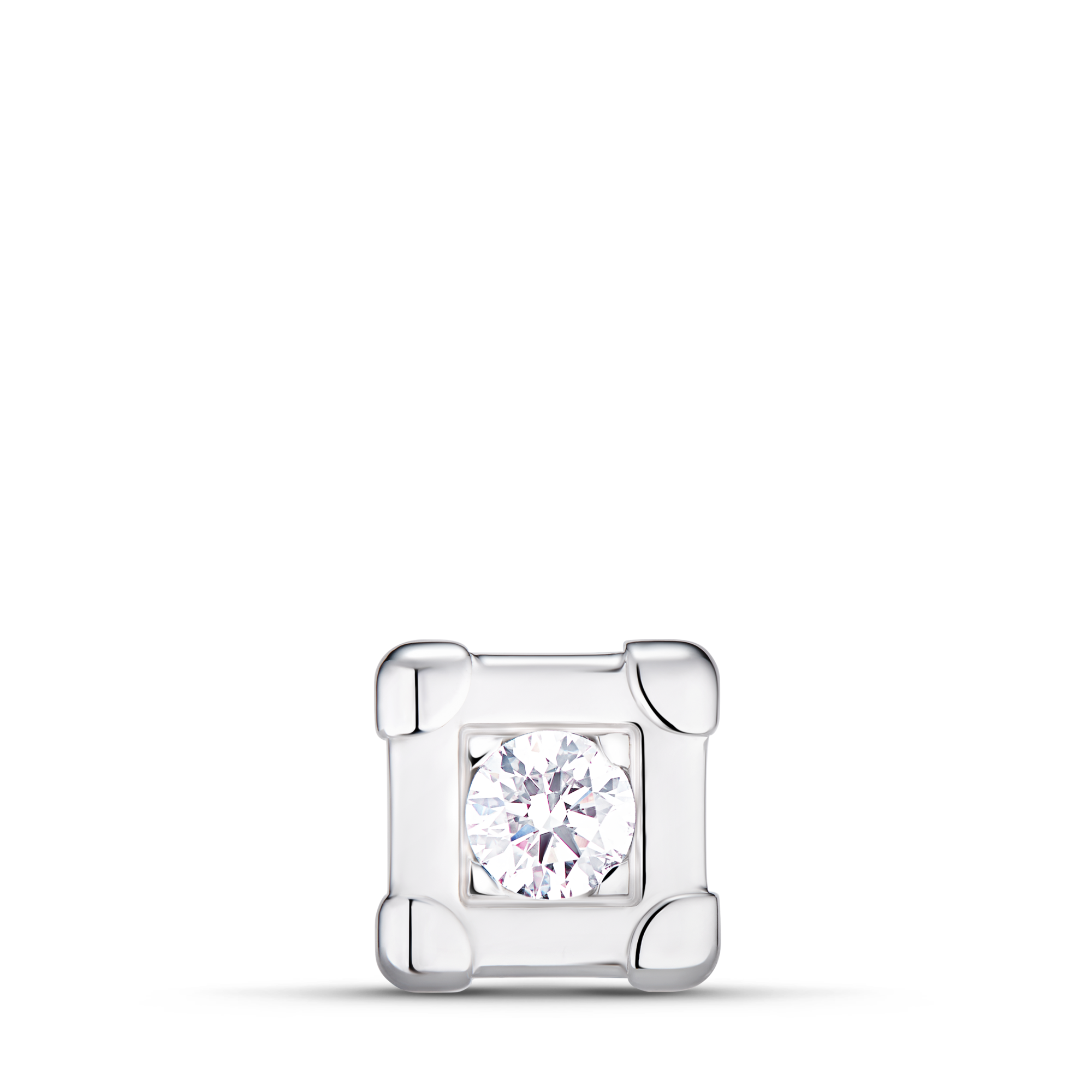 Les Gastons Vuitton Trunk Ear Stud, White Gold and Diamond - Per Unit  in Jewellery