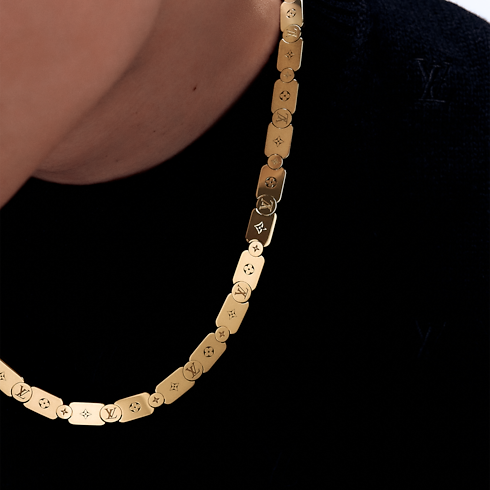 Les Gastons Vuitton Trunk Necklace, White Gold and Diamonds in Les Extraordinaires's Jewellery Necklaces and Pendants collections by Louis Vuitton (Product zoom)