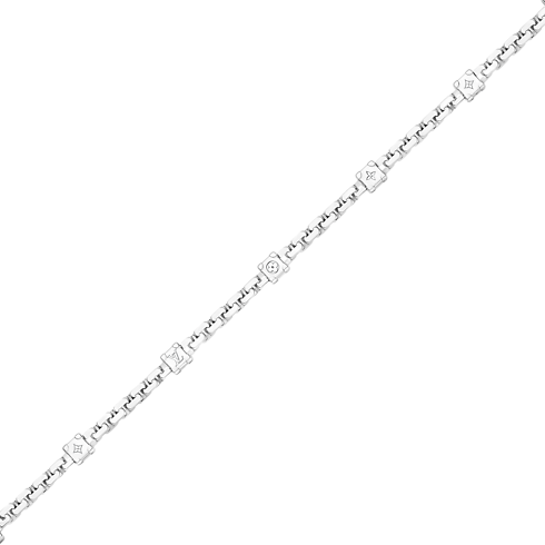 Les Gastons Vuitton Trunk Necklace, White Gold and Diamonds in Les Extraordinaires's Jewellery Necklaces and Pendants collections by Louis Vuitton (Product zoom)