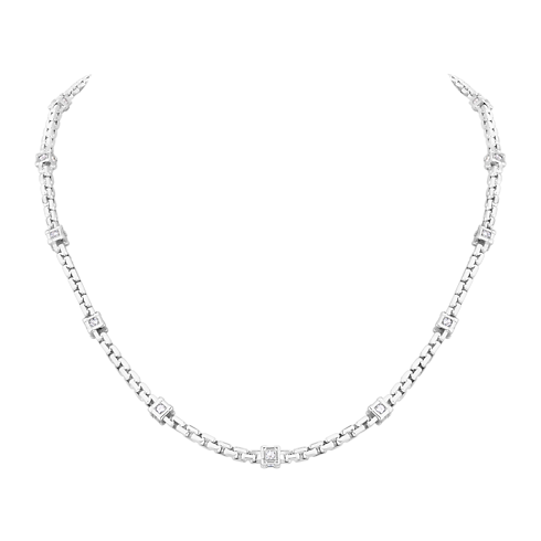 Les Gastons Vuitton Trunk Necklace, White Gold and Diamonds in Les Extraordinaires's Jewellery Necklaces and Pendants collections by Louis Vuitton (Product zoom)