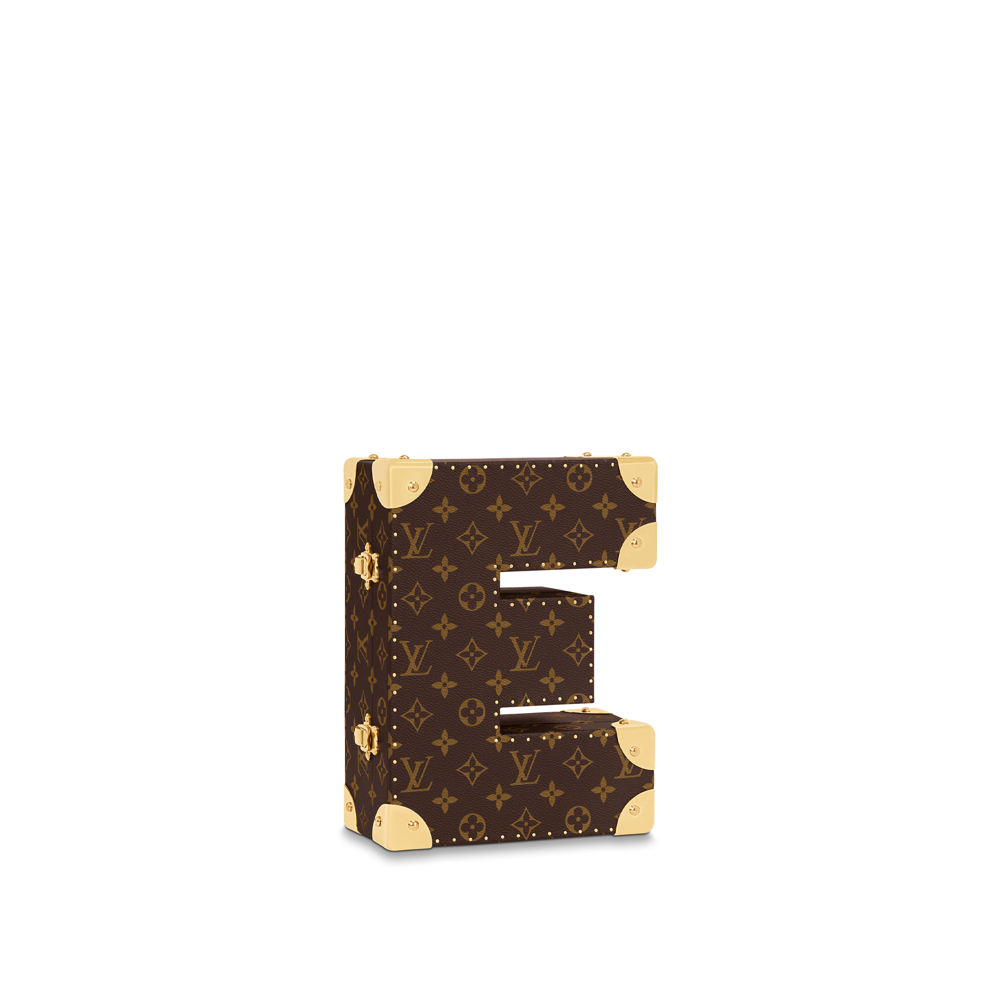 Letter Trunk E Monogram Canvas in Trunks, Travel and Home