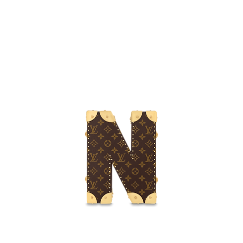 Letter Trunk N Monogram Canvas in Les Extraordinaires's Hardsided Letter Trunks collections by Louis Vuitton (Product zoom)