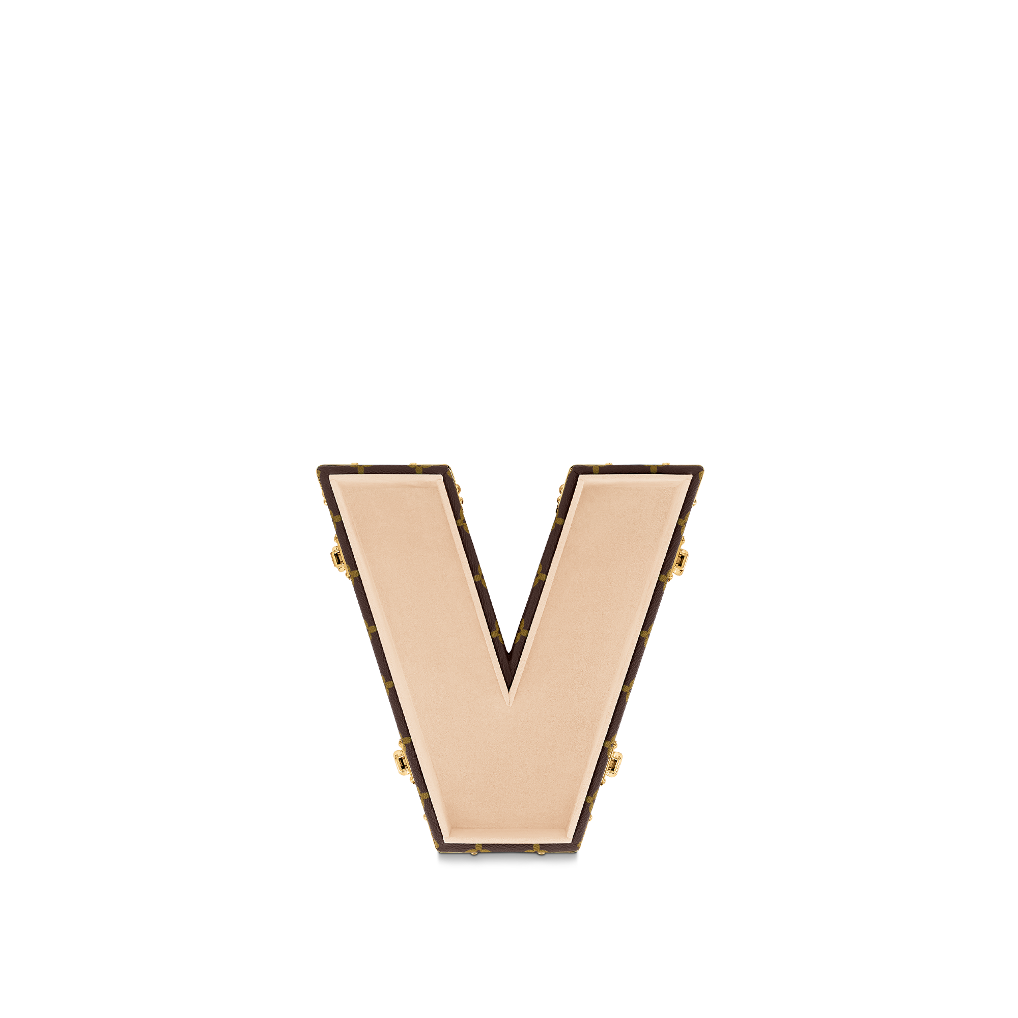 Letter Trunk V Monogram Canvas in Les Extraordinaires