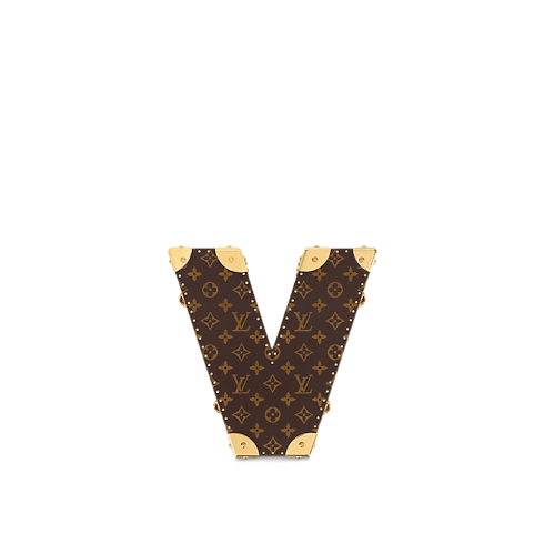 Letter Trunk V Monogram Canvas in Les Extraordinaires's Hardsided Letter Trunks collections by Louis Vuitton (Product zoom)