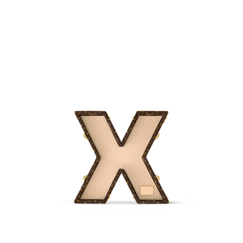 Letter Trunk X Monogram Canvas in Les Extraordinaires's Hardsided Letter Trunks collections by Louis Vuitton (Product zoom)