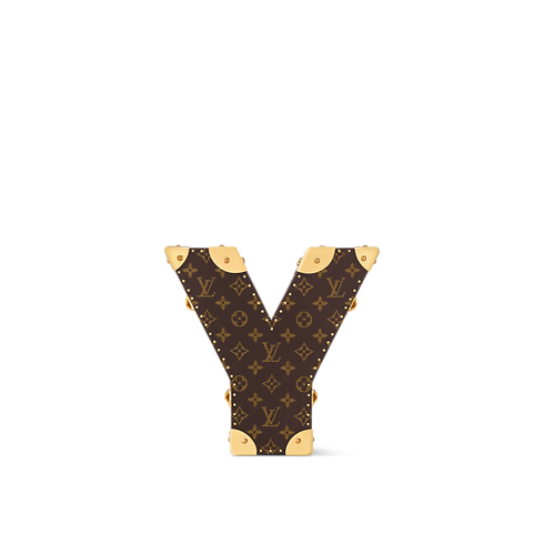 Letter Trunk Y Monogram Canvas in Les Extraordinaires's Hardsided Letter Trunks collections by Louis Vuitton (Product zoom)