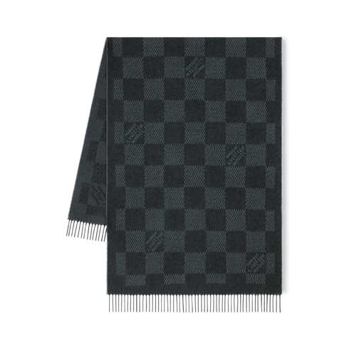 Light Damier Scarf S00 in Men's Accessories Scarves collections by Louis Vuitton (Product zoom)
