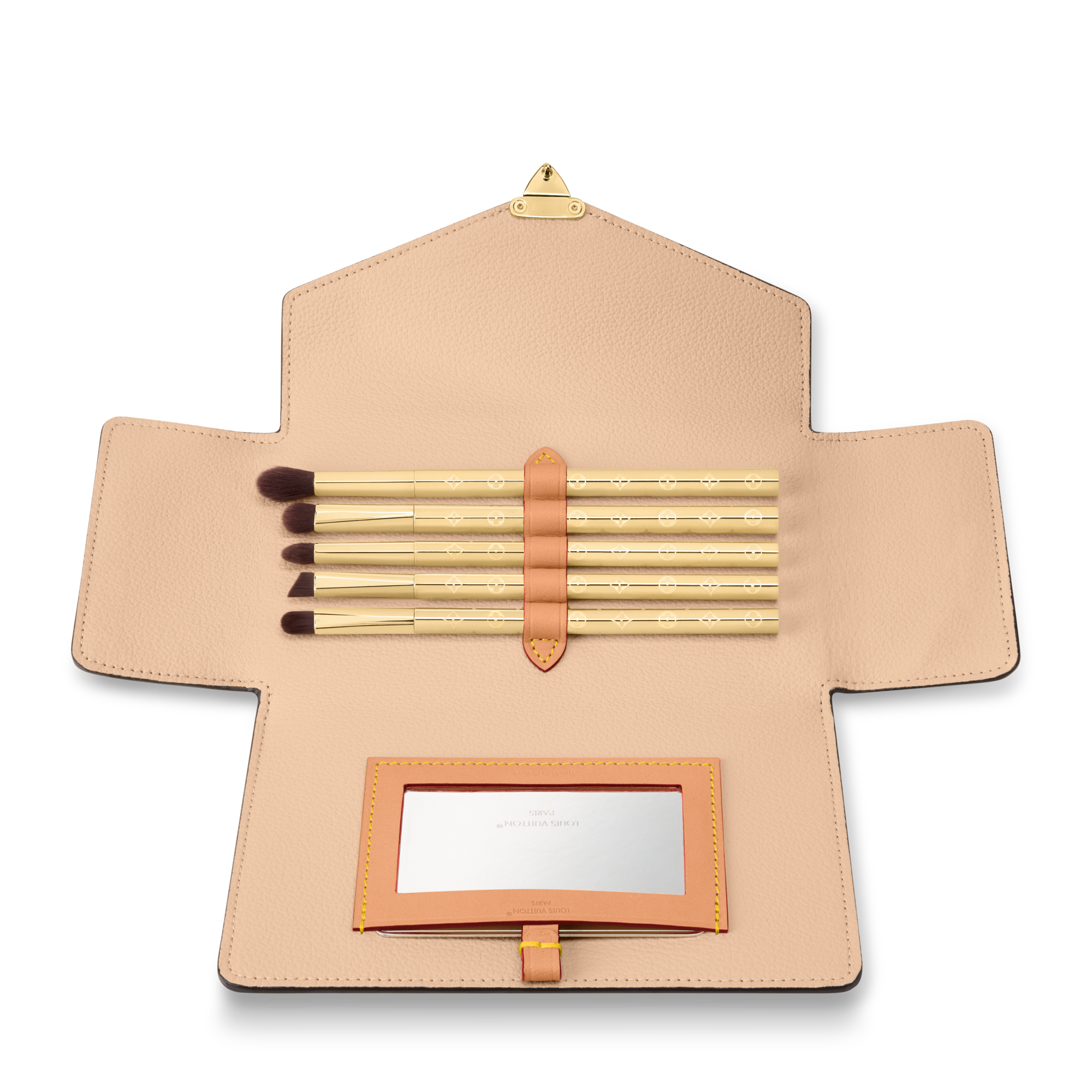 Lip and Eye Brush Set Monogram Canvas in Perfumes and Beauty 