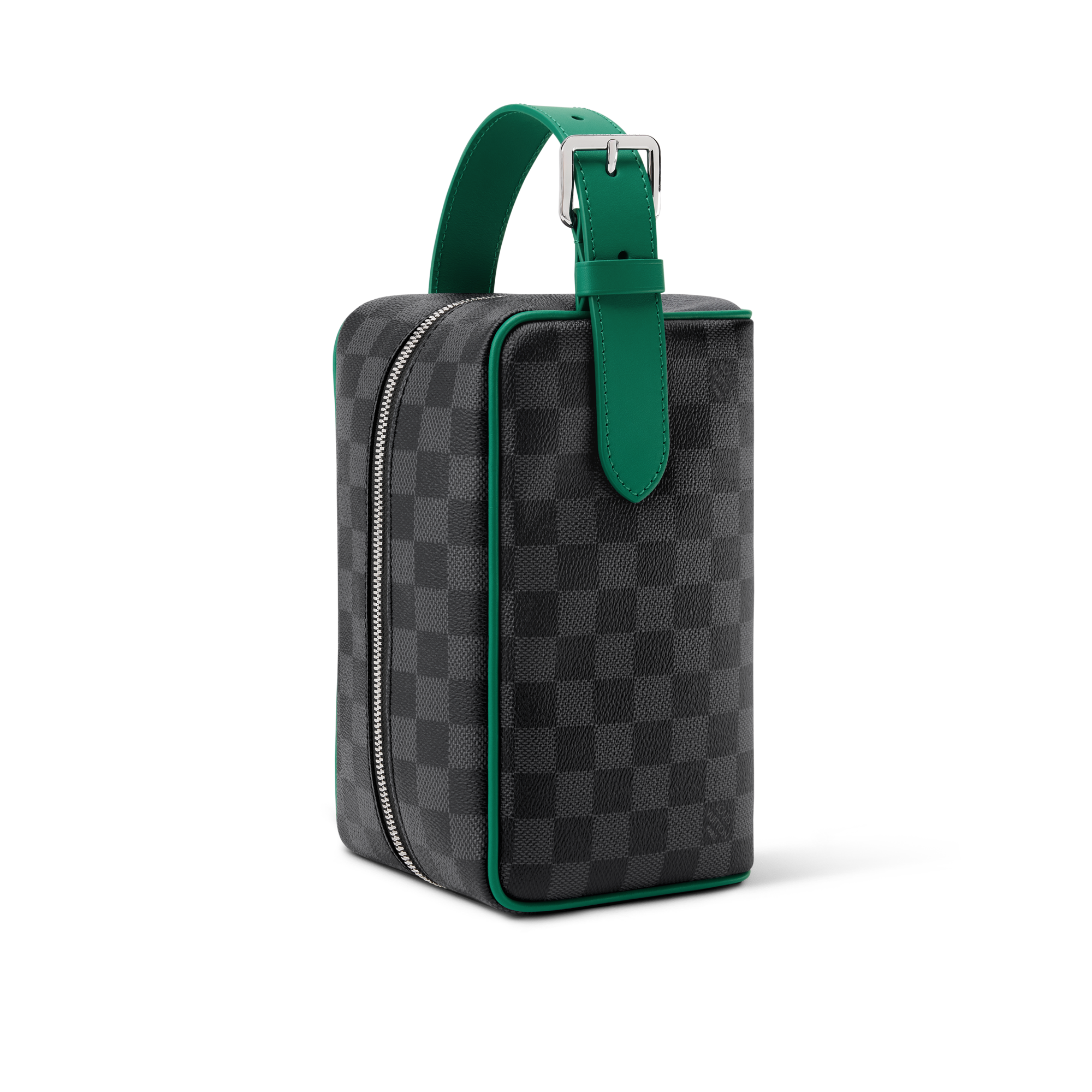 Locket Dopp Kit Damier Graphite Canvas in Men