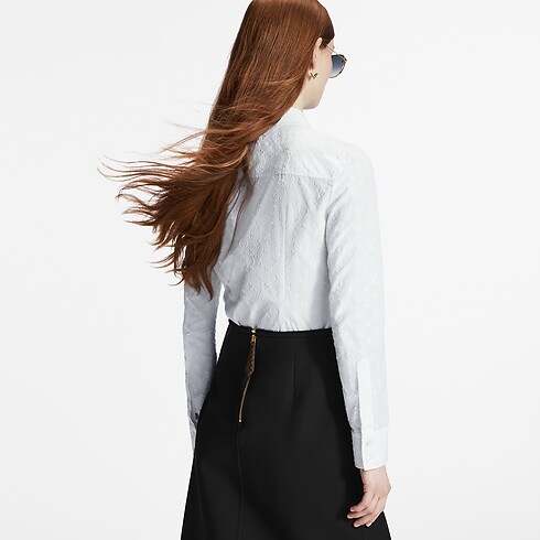 Long Sleeved Fitted Shirt in Women's Ready-to-Wear Tops collections by Louis Vuitton (Product zoom)