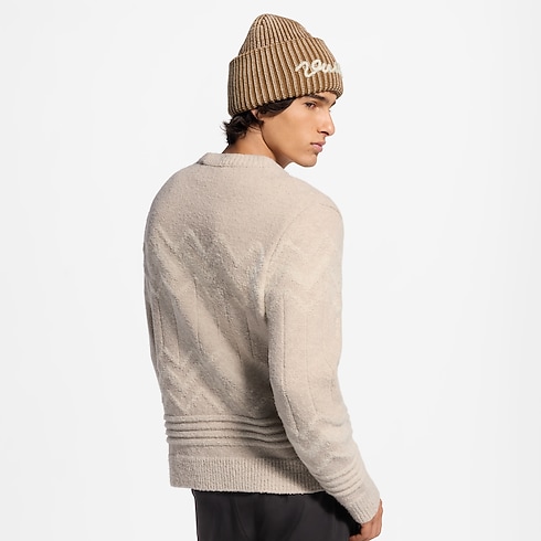 Long-Sleeved Jacquard Signature Pullover in Men's Ready-to-Wear All Ready-to-Wear collections by Louis Vuitton (Product zoom)