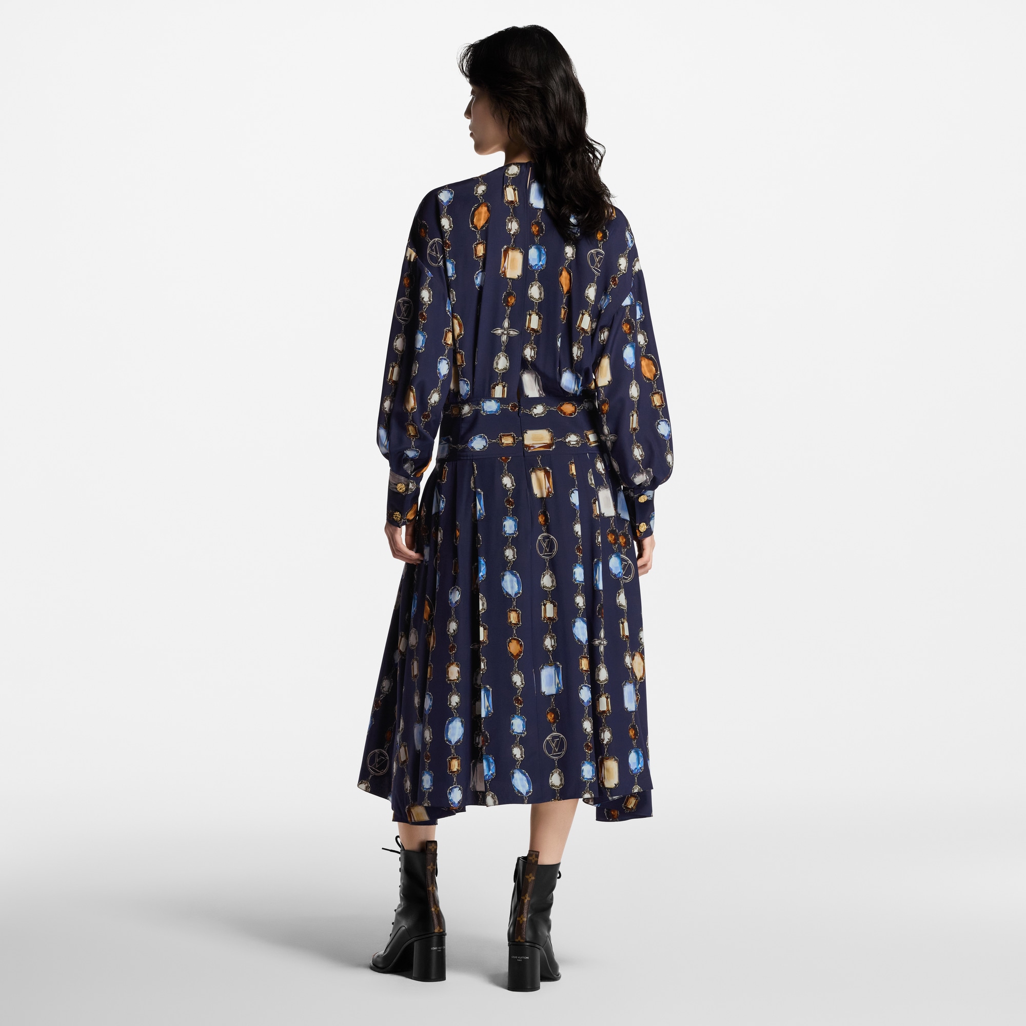 Long-Sleeved Necklace Dress  in Women