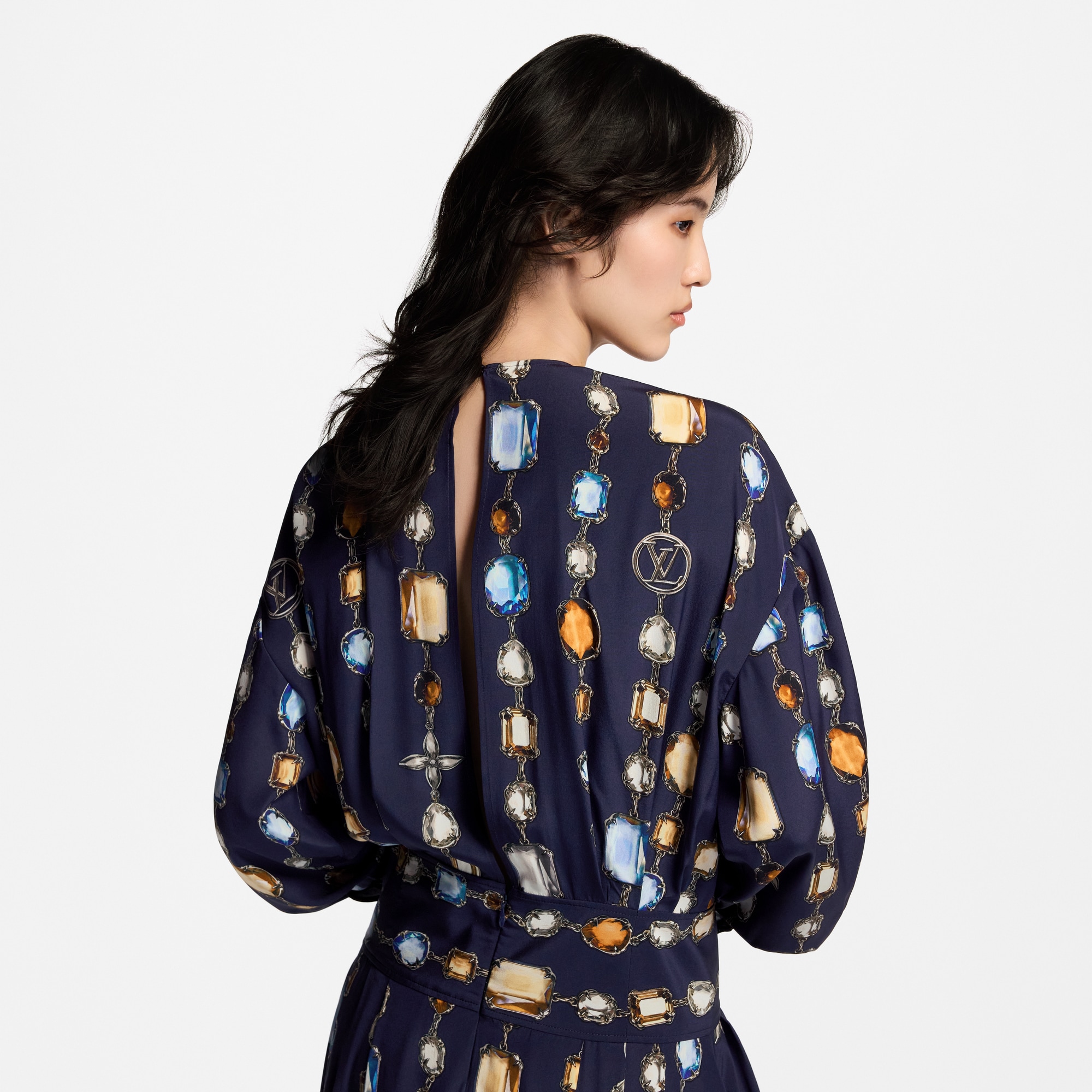 Long-Sleeved Necklace Dress  in Women
