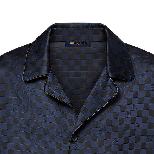 Long-Sleeved Silk Blend Evening Overshirt in Men's Ready-to-Wear Shirts collections by Louis Vuitton (Product zoom)