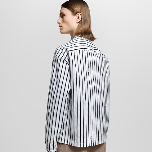 Long-Sleeved Zip-Up Shirt in Men's Ready-to-Wear Shirts collections by Louis Vuitton (Product zoom)