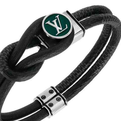 Loop It Damier Graphite Bracelet in Men's Fashion Jewelry Bracelets collections by Louis Vuitton (Product zoom)