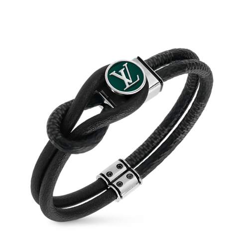 Loop It Damier Graphite Bracelet in Men's Fashion Jewelry Bracelets collections by Louis Vuitton (Product zoom)