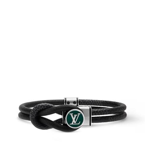 Loop It Damier Graphite Bracelet in Men's Fashion Jewelry Bracelets collections by Louis Vuitton (Product zoom)
