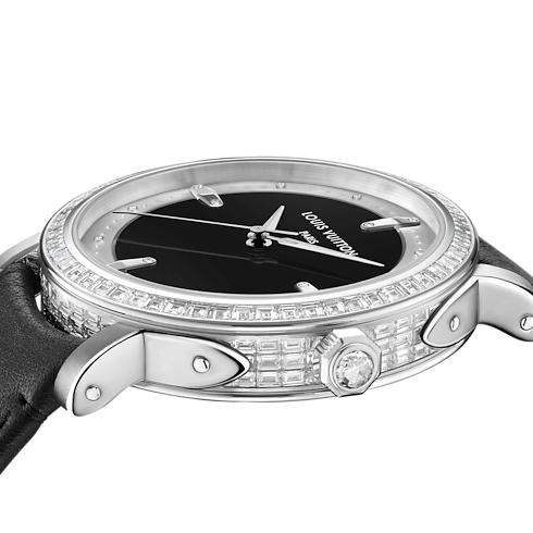 Louis Vuitton Escale, Automatic, 40.5mm, Platinum and diamonds in Watches's All Watches } collections by Louis Vuitton (Product zoom)