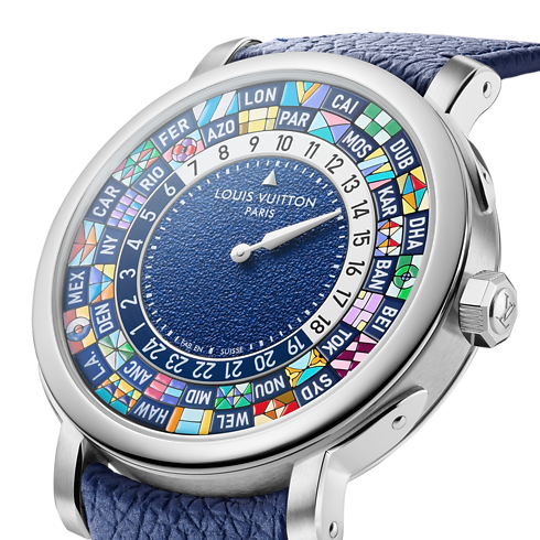 Louis Vuitton Escale Worldtime, Automatic, 40mm, Platinum in Watches's All Watches } collections by Louis Vuitton (Product zoom)