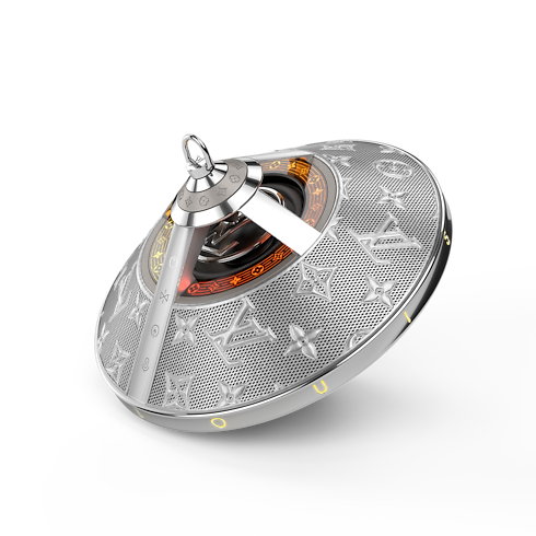 Louis Vuitton Horizon Light Up Speaker Silver in Trunks, Travel and Home's High-Tech Objects and Accessories Audio, Connected Watches and Accessories collections by Louis Vuitton (Product zoom)