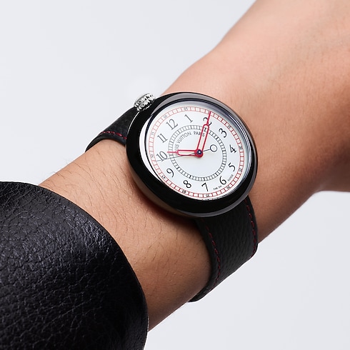 Louis Vuitton Monterey, Automatic, 37mm, Ceramic and steel in Watches's All Watches } collections by Louis Vuitton (Product zoom)
