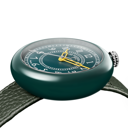 Louis Vuitton Monterey, Automatic, 37mm, Ceramic and steel in Watches's All Watches } collections by Louis Vuitton (Product zoom)