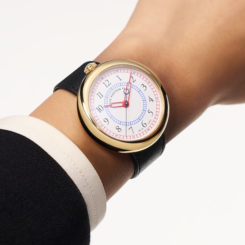 Louis Vuitton Monterey, Automatic, 39mm, Yellow gold in Watches's All Watches } collections by Louis Vuitton (Product zoom)