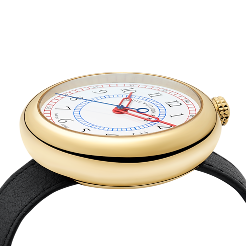 Louis Vuitton Monterey, Automatic, 39mm, Yellow gold in Watches's All Watches } collections by Louis Vuitton (Product zoom)