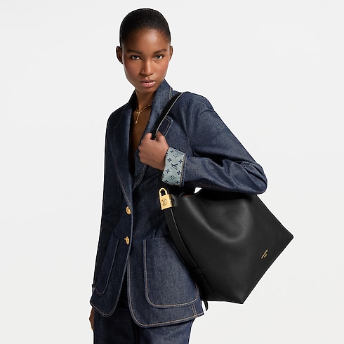 Low Key Hobo MM Minigram Leather in Women's Handbags Handbags collections by Louis Vuitton (Product zoom)