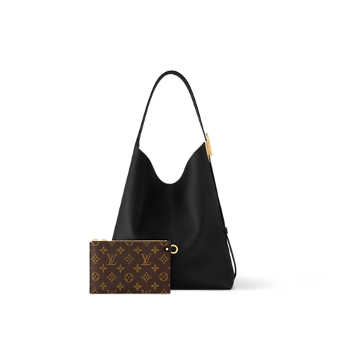 Low Key Hobo MM Minigram Leather in Women's Handbags Handbags collections by Louis Vuitton (Product zoom)