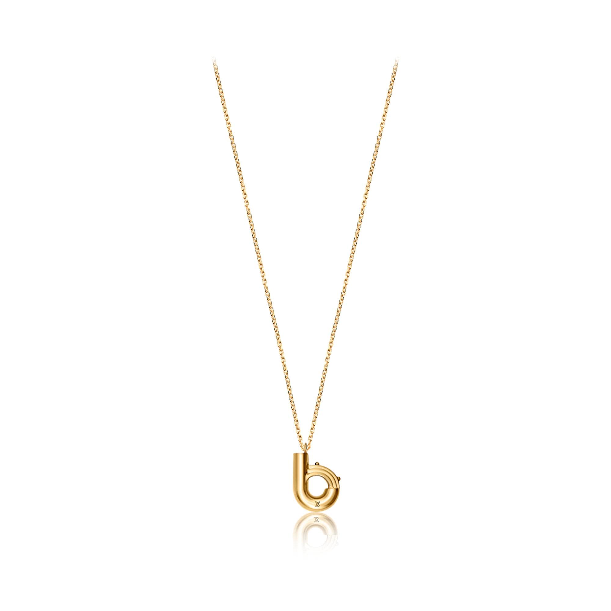 LV & Me Necklace, Letter B S00 in Women