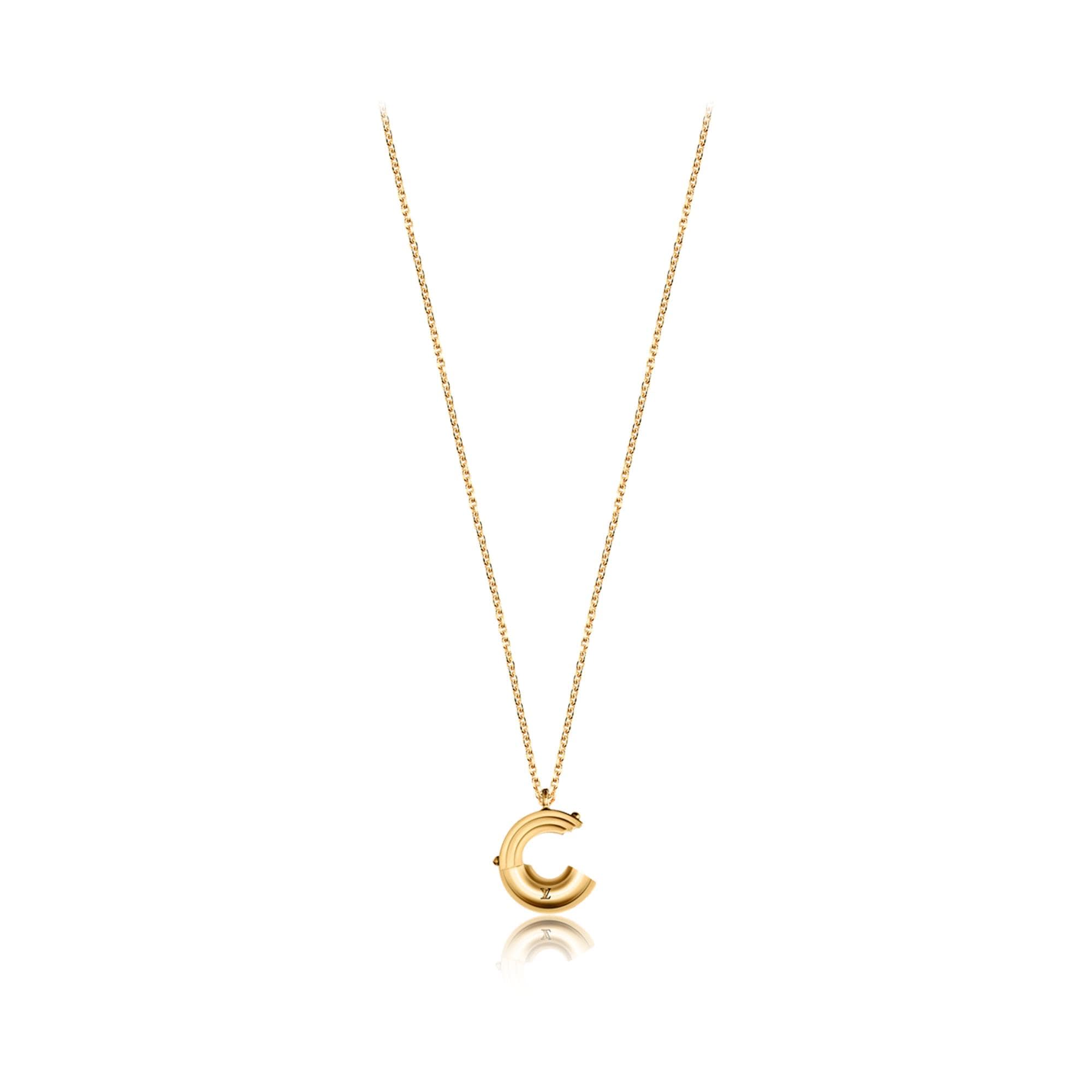 LV & Me Necklace, Letter C S00 in Women