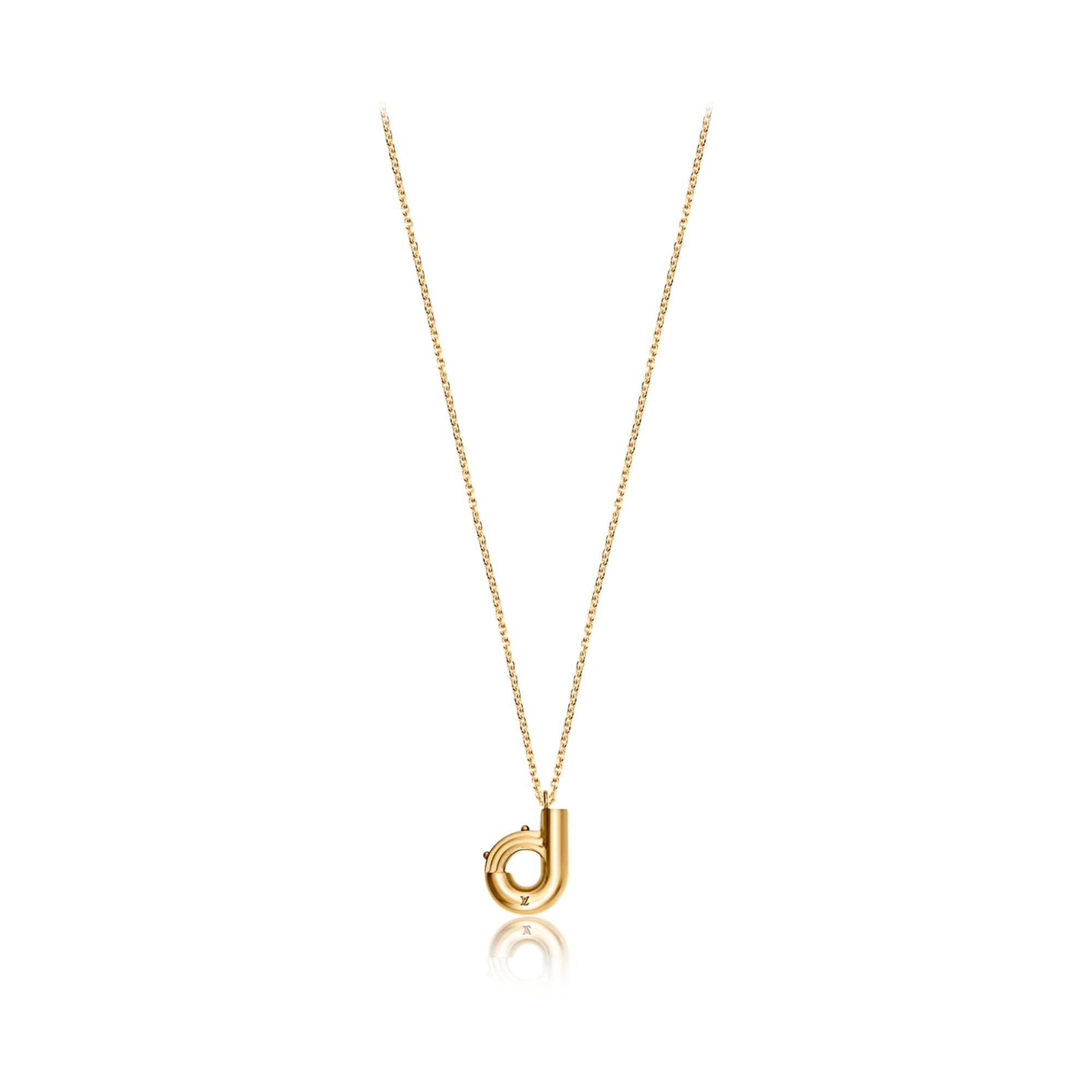 LV & Me Necklace, Letter D S00 in Women