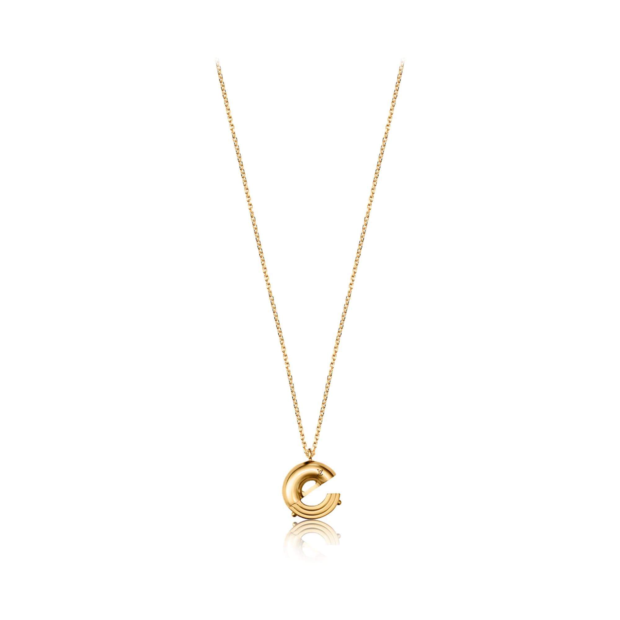 LV & Me Necklace, Letter E S00 in Women