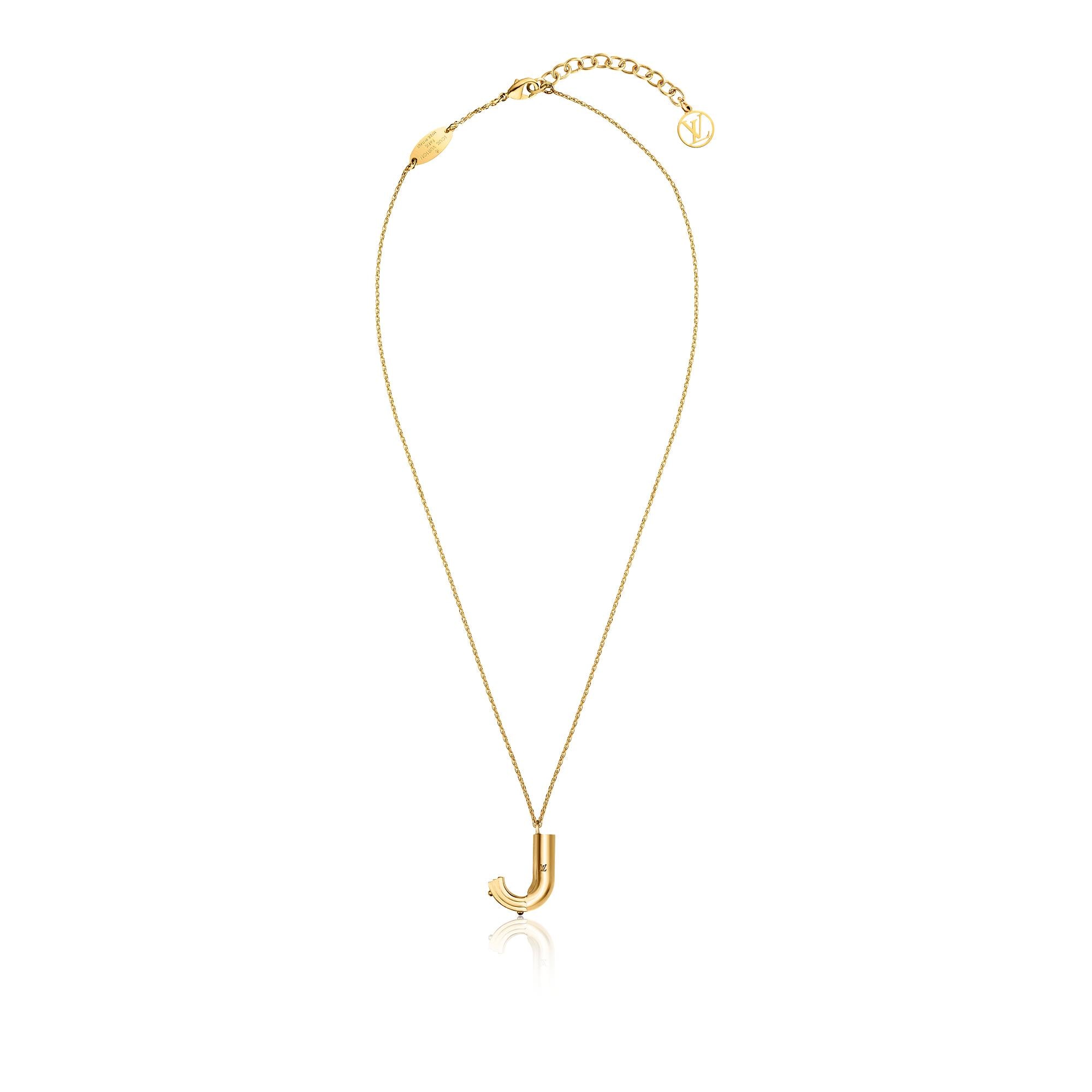 LV & Me Necklace, Letter J S00 in Women
