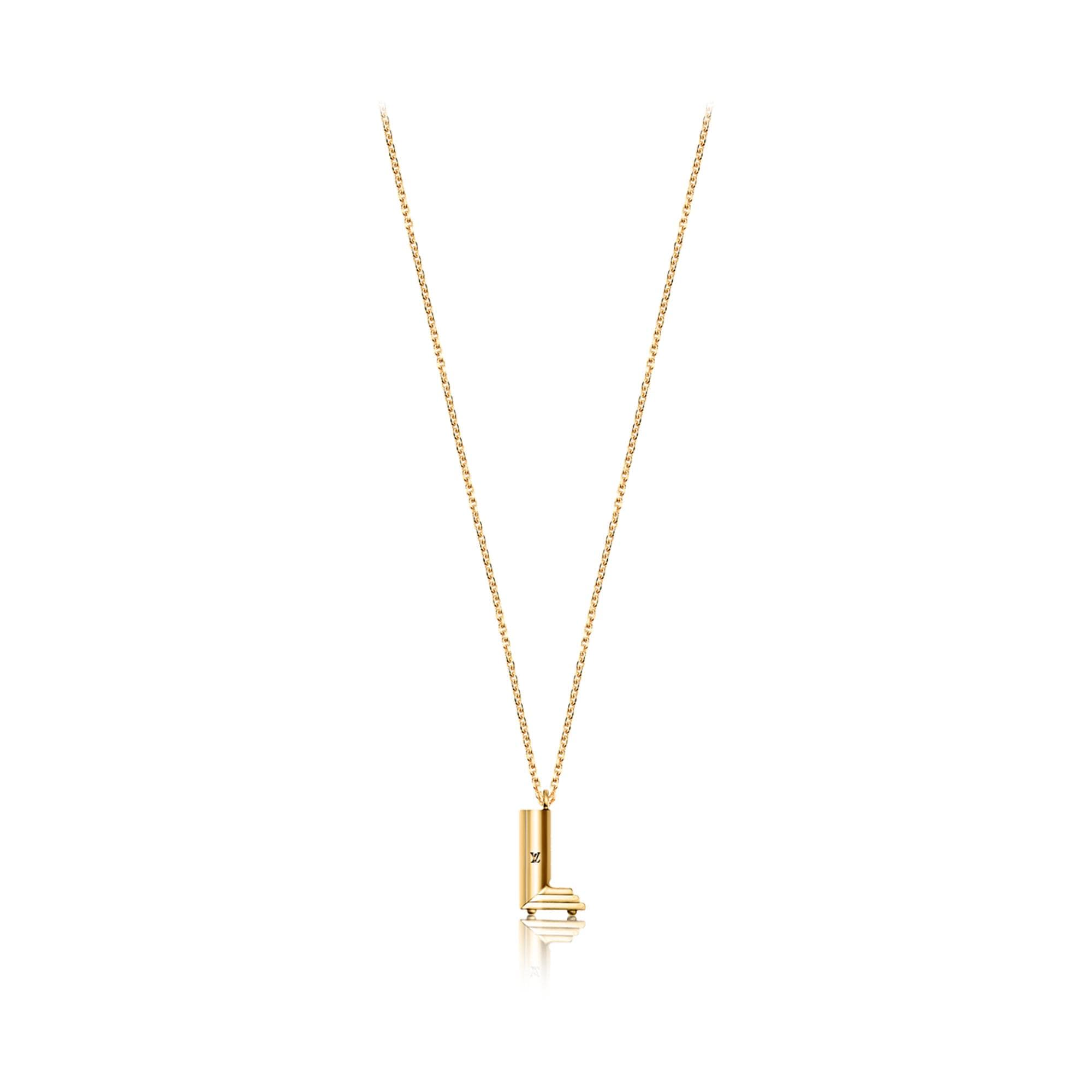 LV & Me Necklace, Letter L S00 in Women