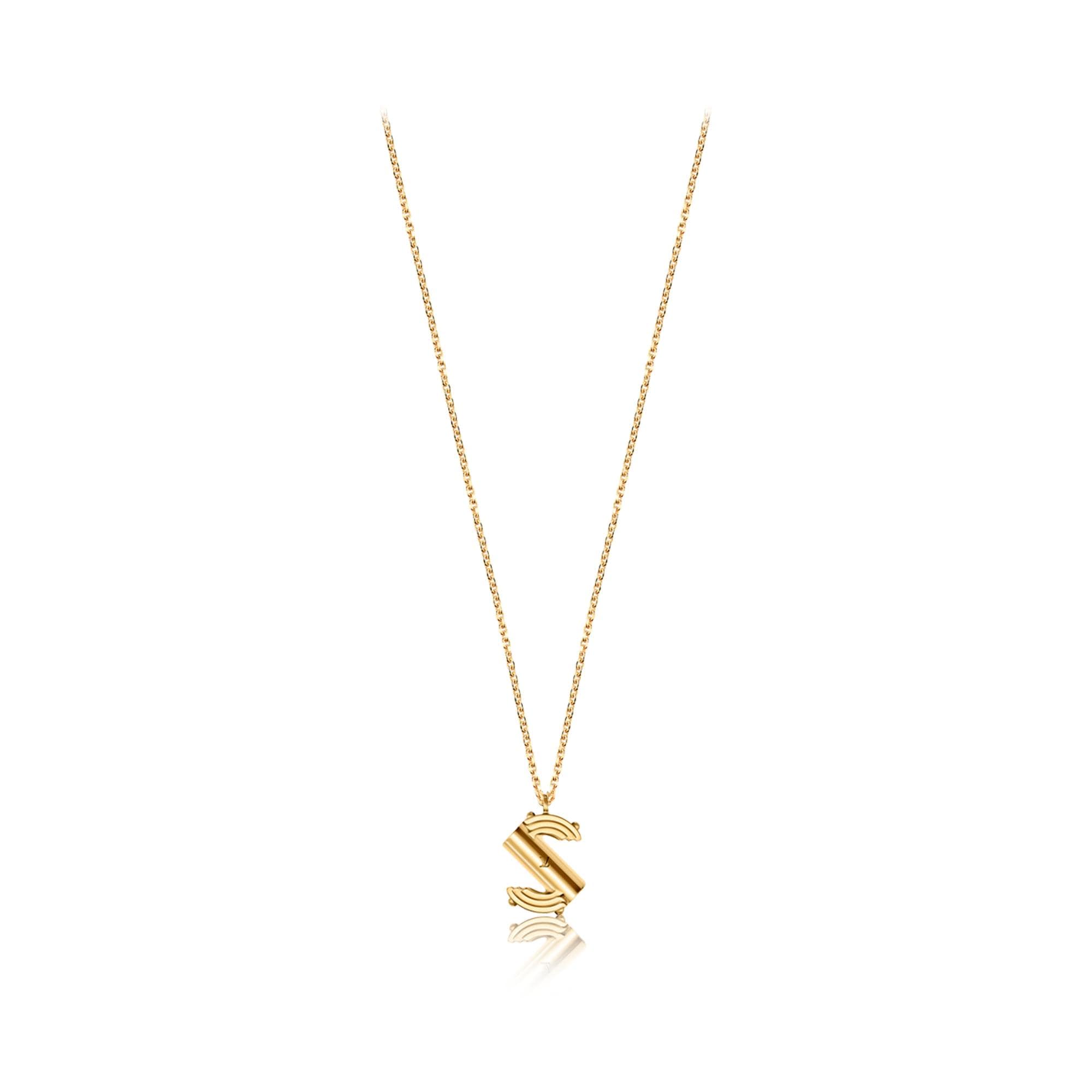 LV & Me Necklace, Letter S S00 in Women