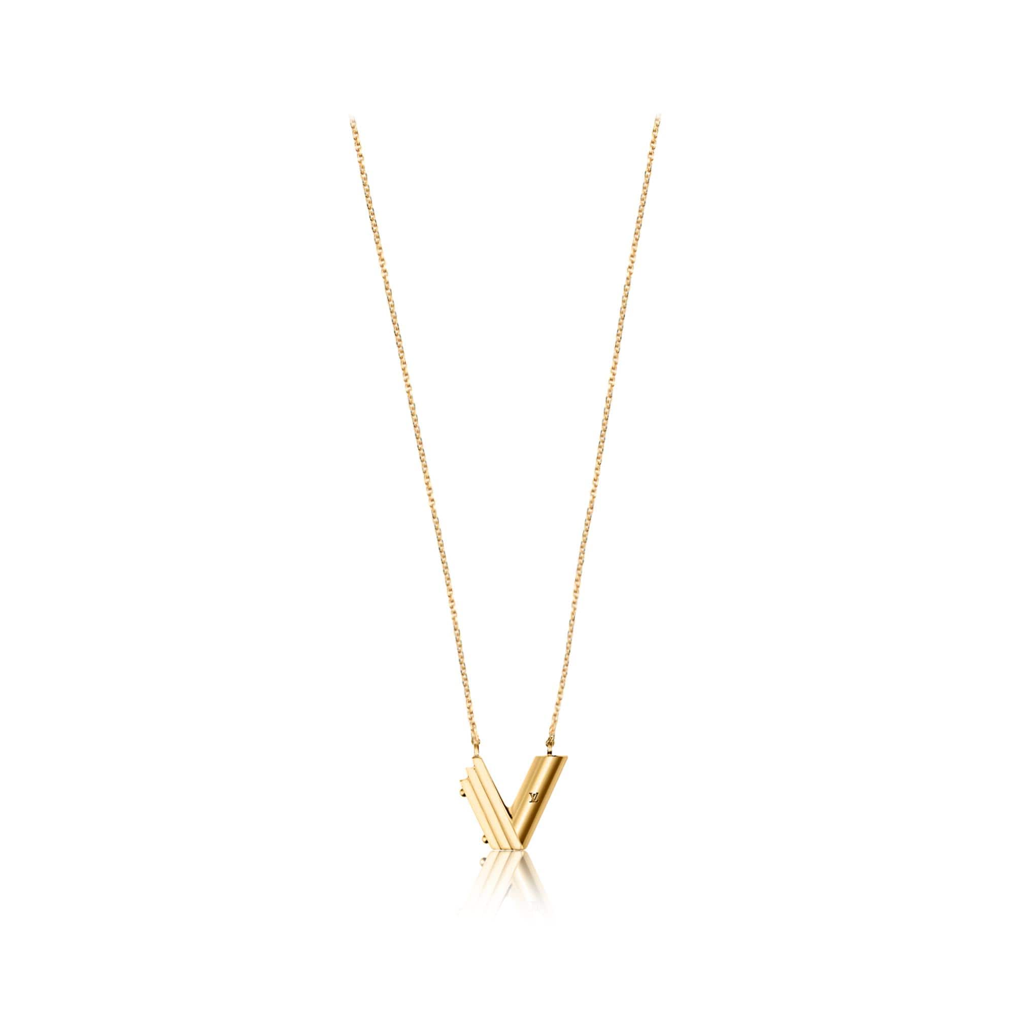 LV & Me Necklace, Letter V S00 in Women