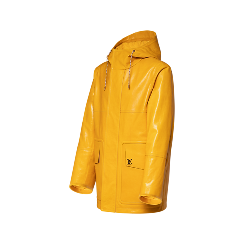 LV Signature Leather Parka side view