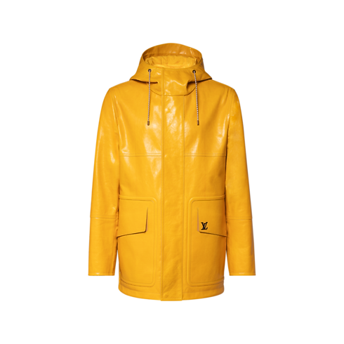 LV Signature Leather Parka front view