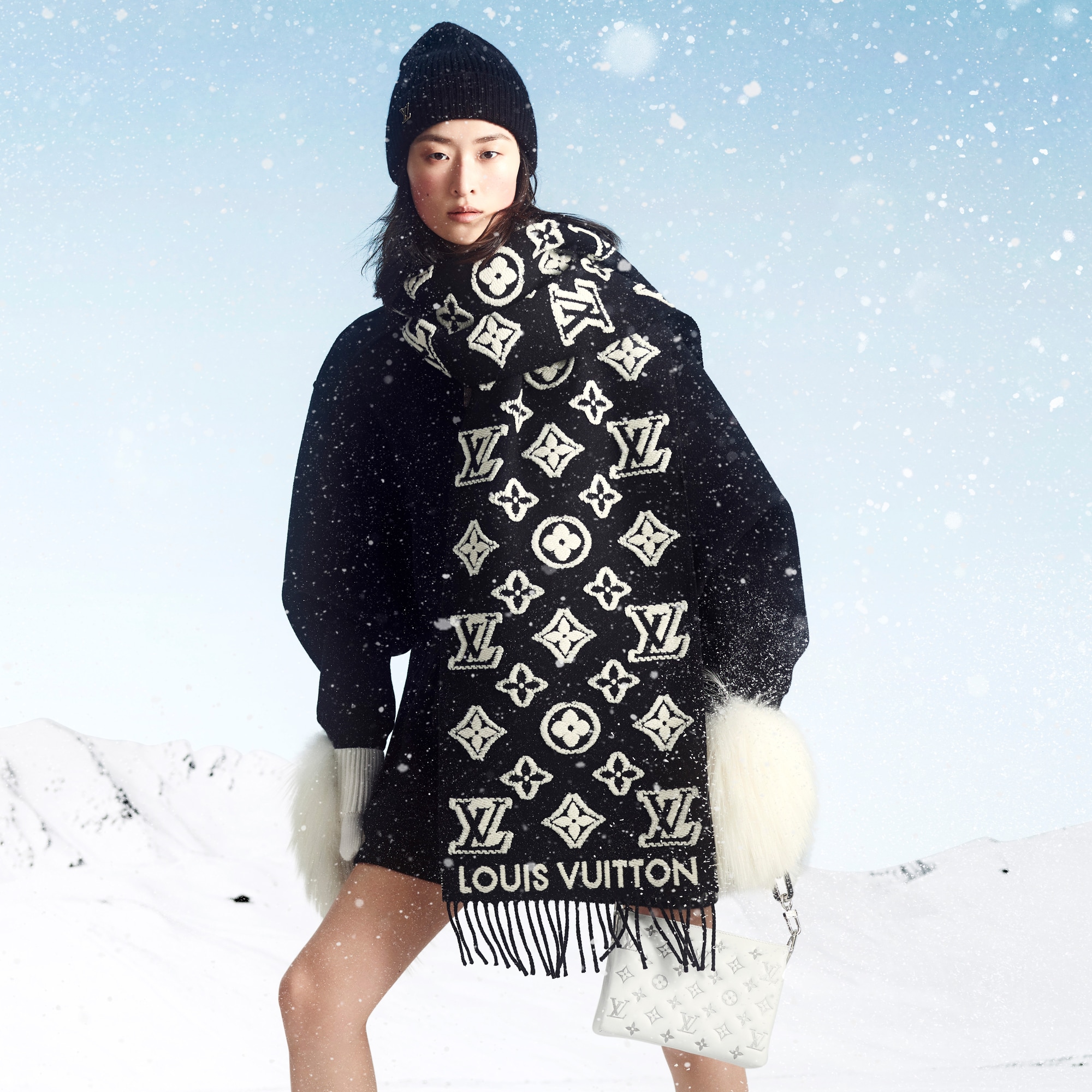 LV 3D Scarf S00 in Women