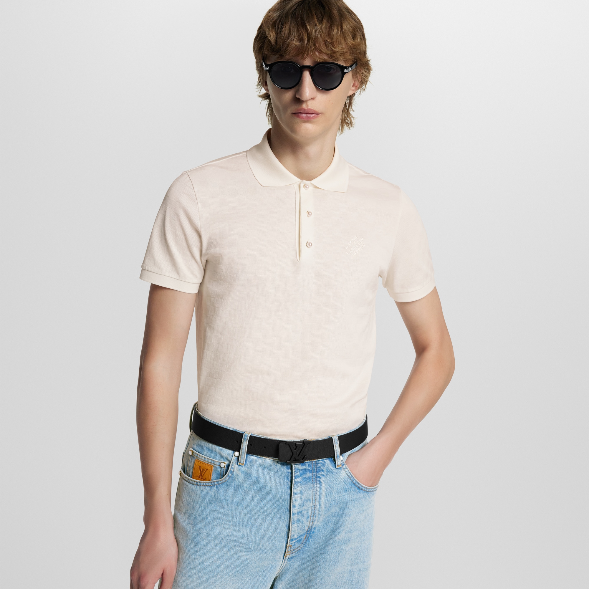 LV Aerogram 35MM Belt Other Leathers in Men