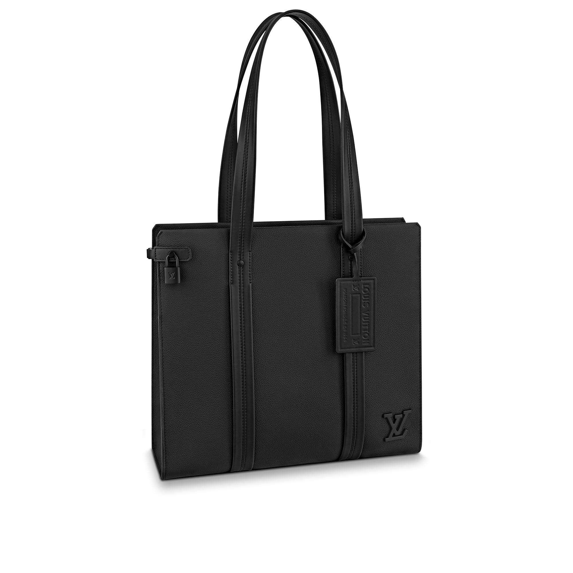 black lv bag men