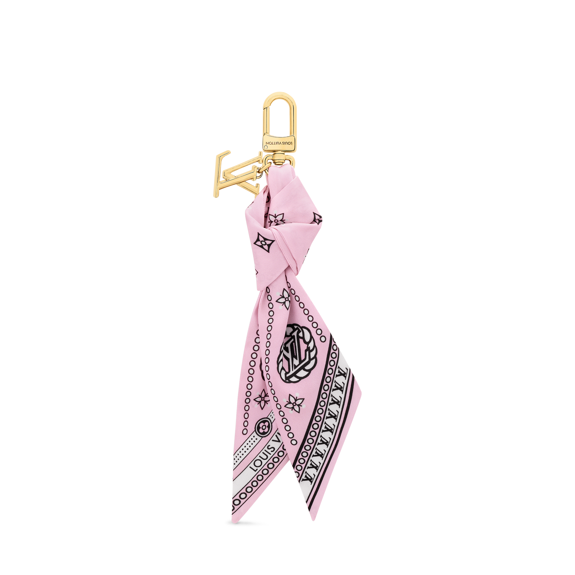 LV Bandana Bag Charm S00 in Women